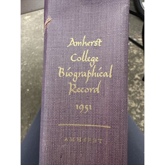 Amherst College Biographical Records 1951 Graduates & Non-Graduates 1900-1951 - Picture 11 of 11